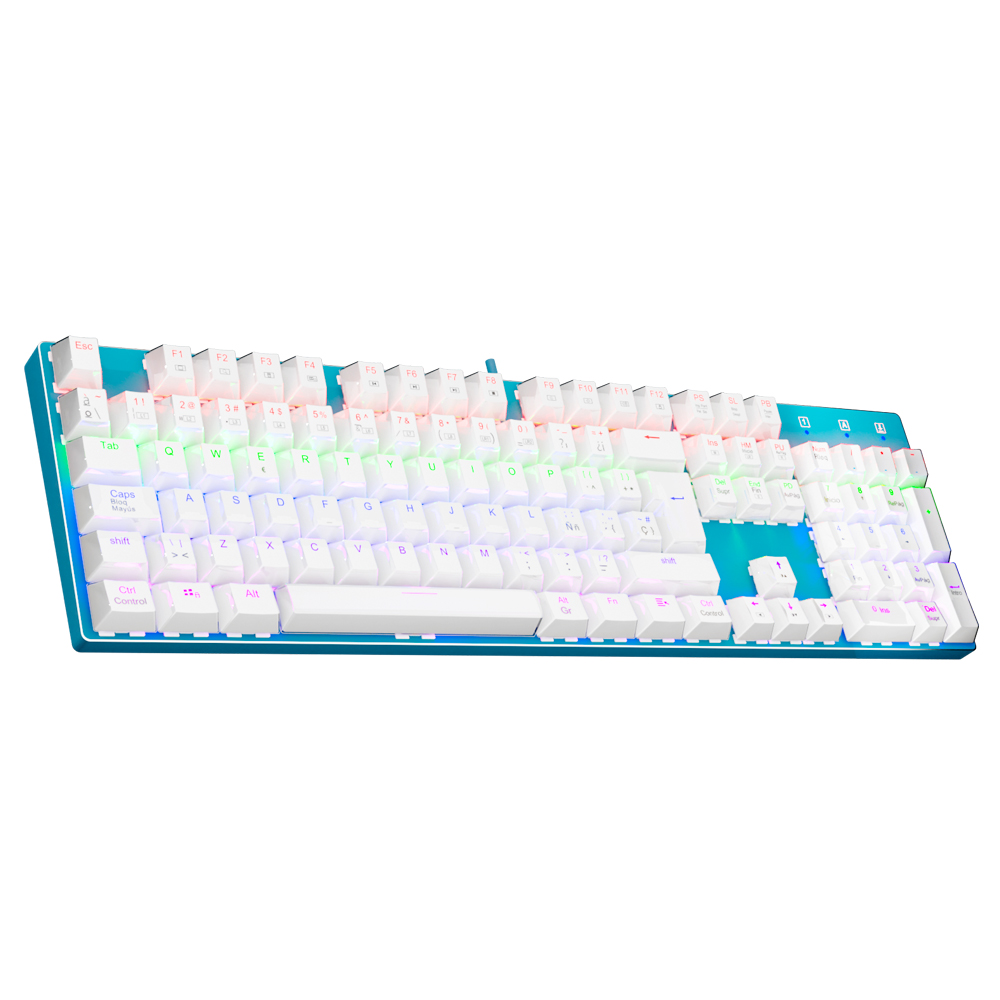 Keyboard Gaming Transparent - E-YOOSO Z88 Rainbow FALCON Tastiera Meccanica