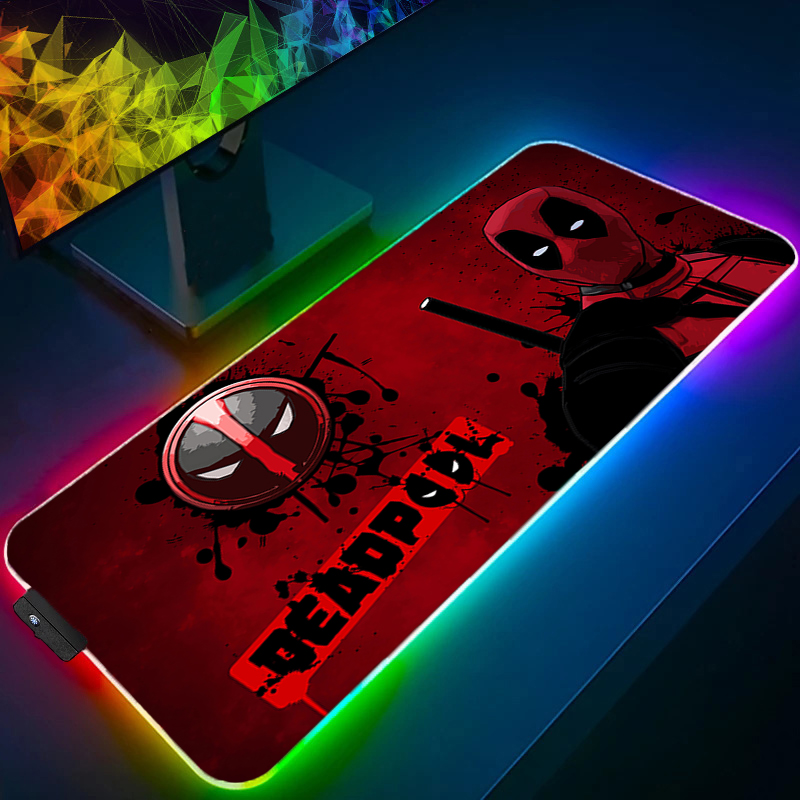 Gaming Keyboard Noise - Tappetino per mouse a LED Retroilluminazione
