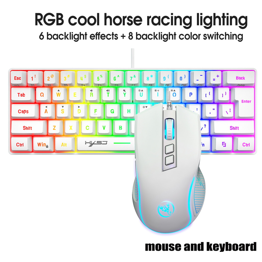 Gaming Keyboard And Mouse Wireless - Kit Tastiera e Mouse da Gaming,