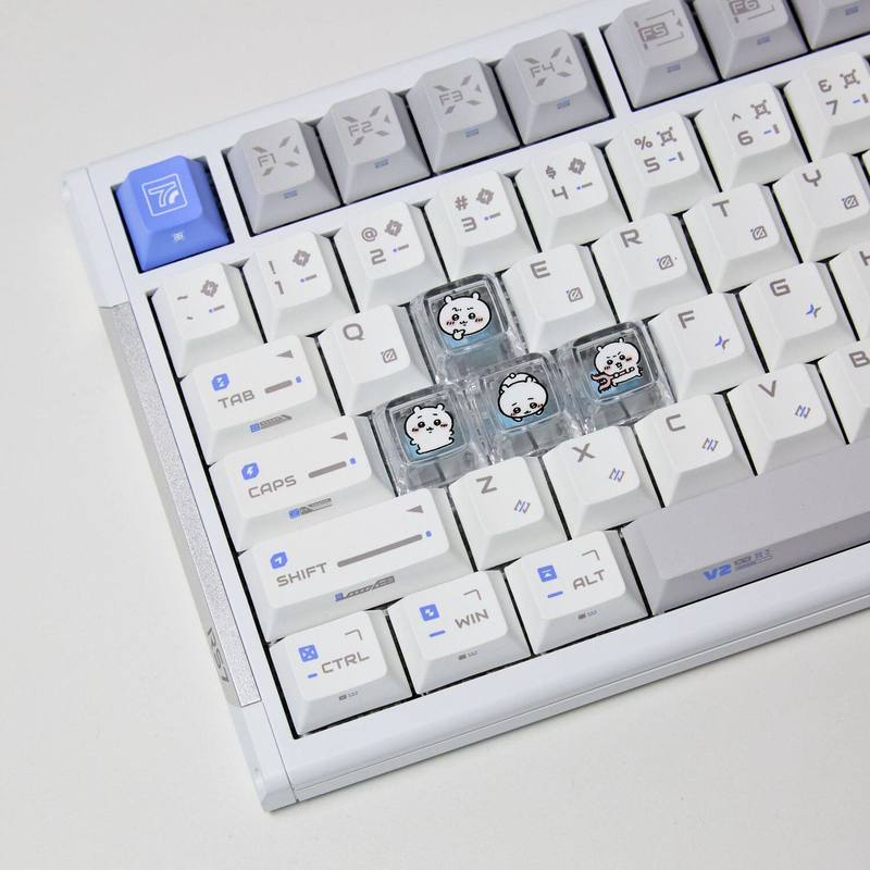 Gaming Keyboard He - Chiikawa 4 tasti personalizzati retroilluminati in