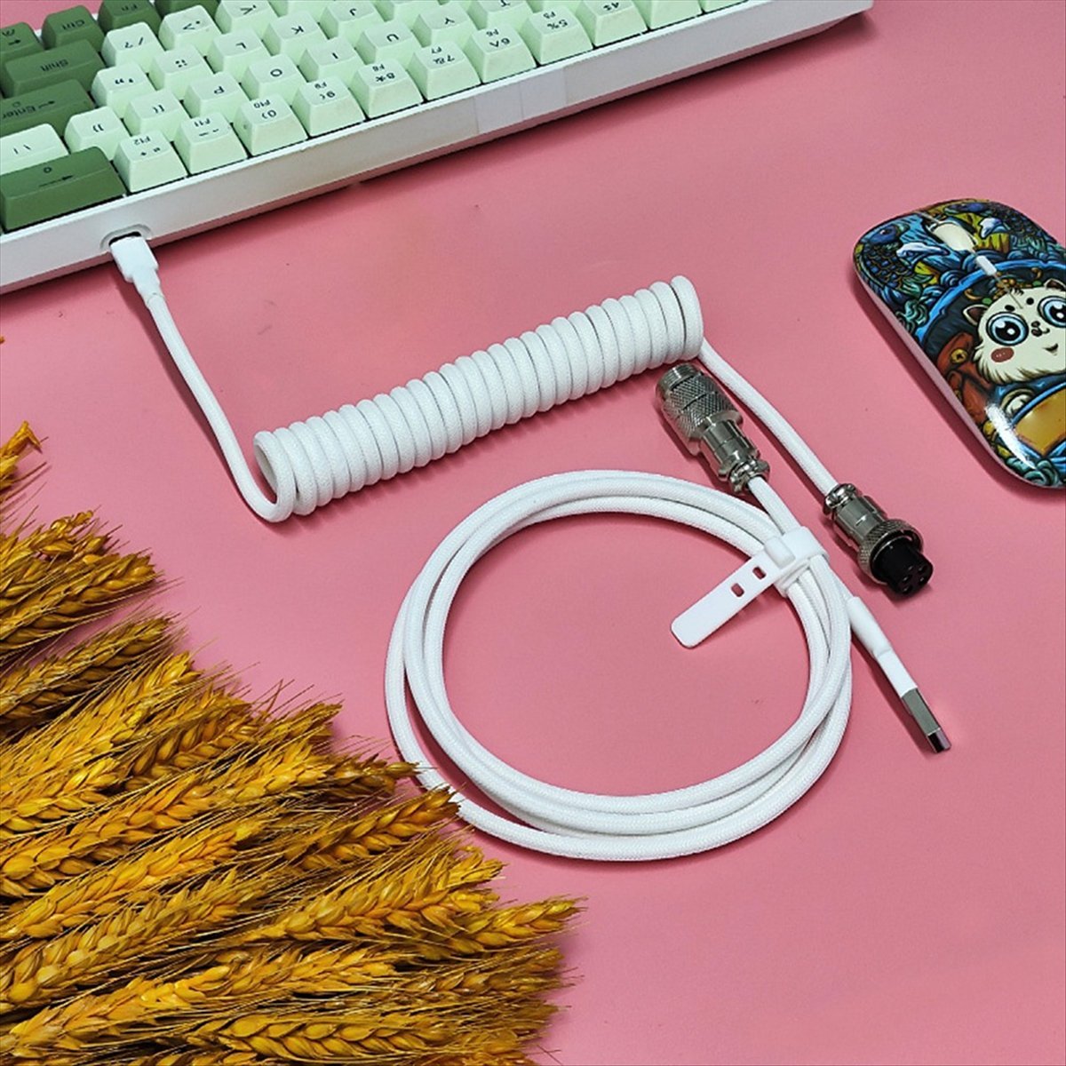 Coiled Usb Cable - Cavo USB Type-C AAAE per Tastiere