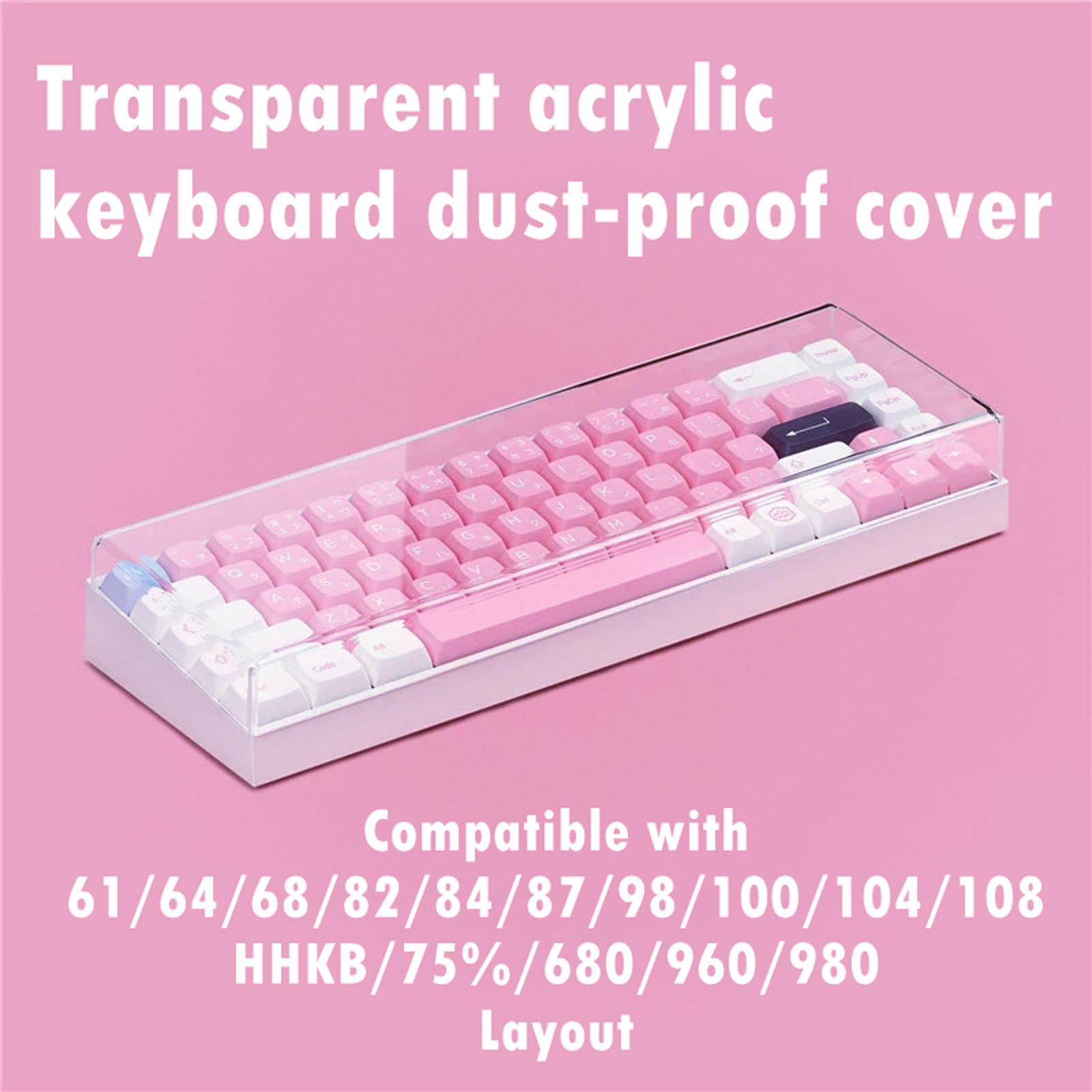 Keyboard Gaming Transparent - Custodia antipolvere per tastiera meccanica in