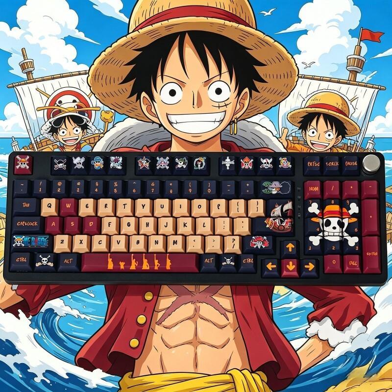 Gaming Keyboard He - Set di Tasti BANDAI One Piece