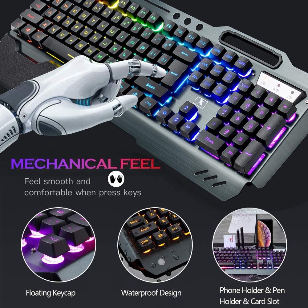 Combinazione tastiera e mouse  - Gaming Keyboard And Mouse Wireless recensione e prezzo