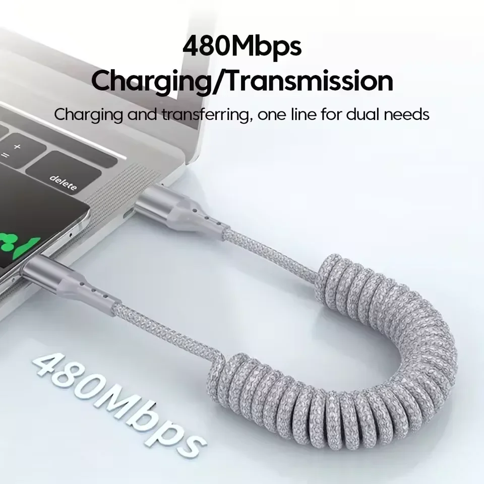 Cavo di ricarica rapido per au - Coiled Usb Cable recensione e prezzo
