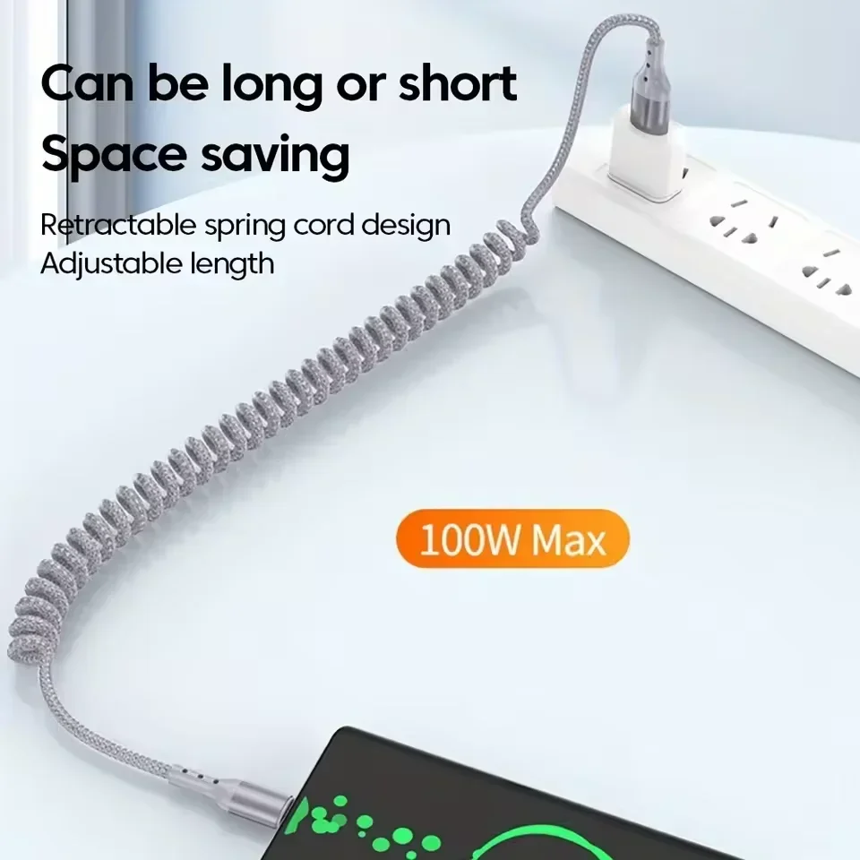 Cavo di ricarica rapido per au - Coiled Usb Cable recensione e prezzo