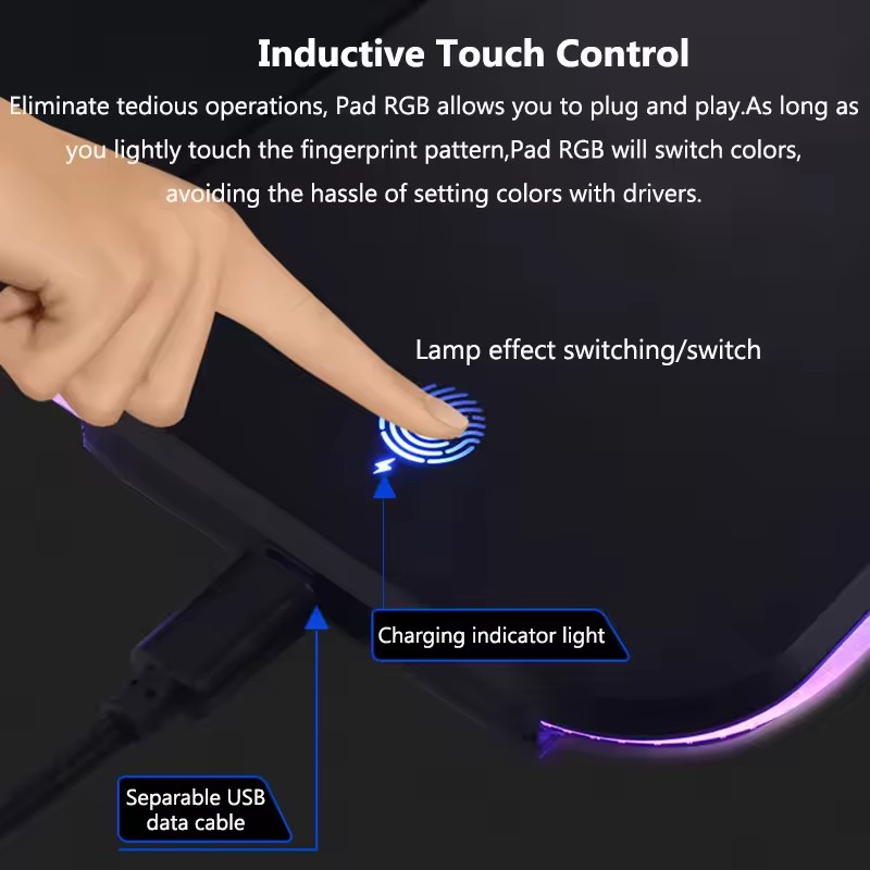 Tappetino per mouse RGB con ca - Gaming Keyboard Mouse Wireless recensione e prezzo