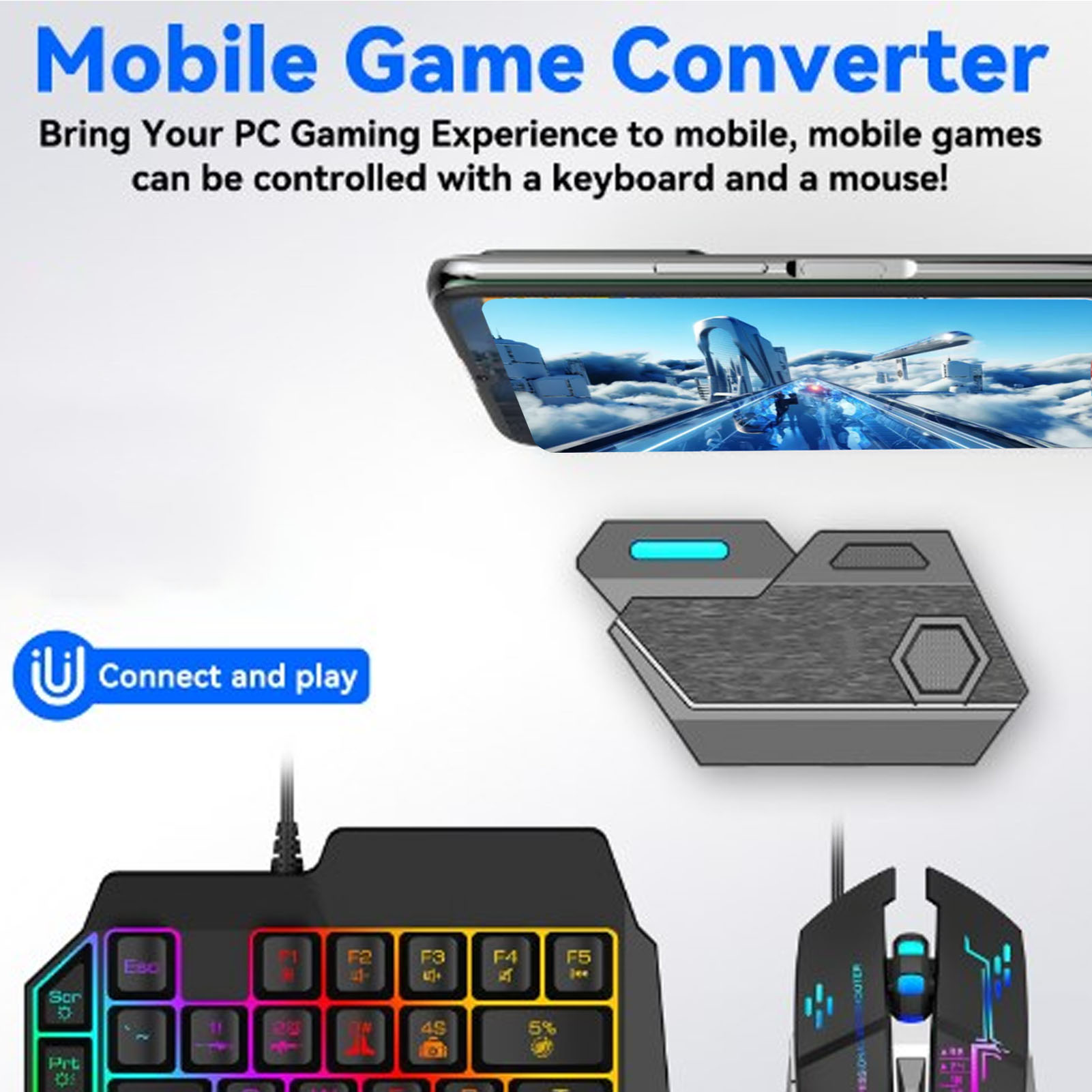 Pacchetto combinato per giochi - Gaming Keyboard Mobile recensione e prezzo