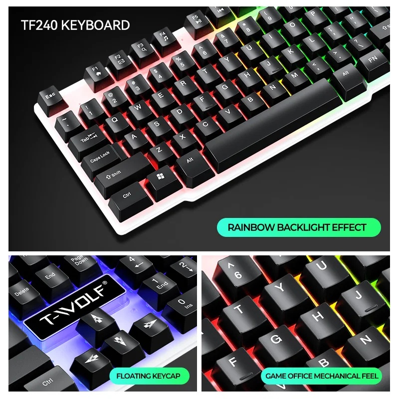 NUOVO Set Gaming 4 in 1 con Ta - Gaming Keyboard Mouse Combo recensione e prezzo