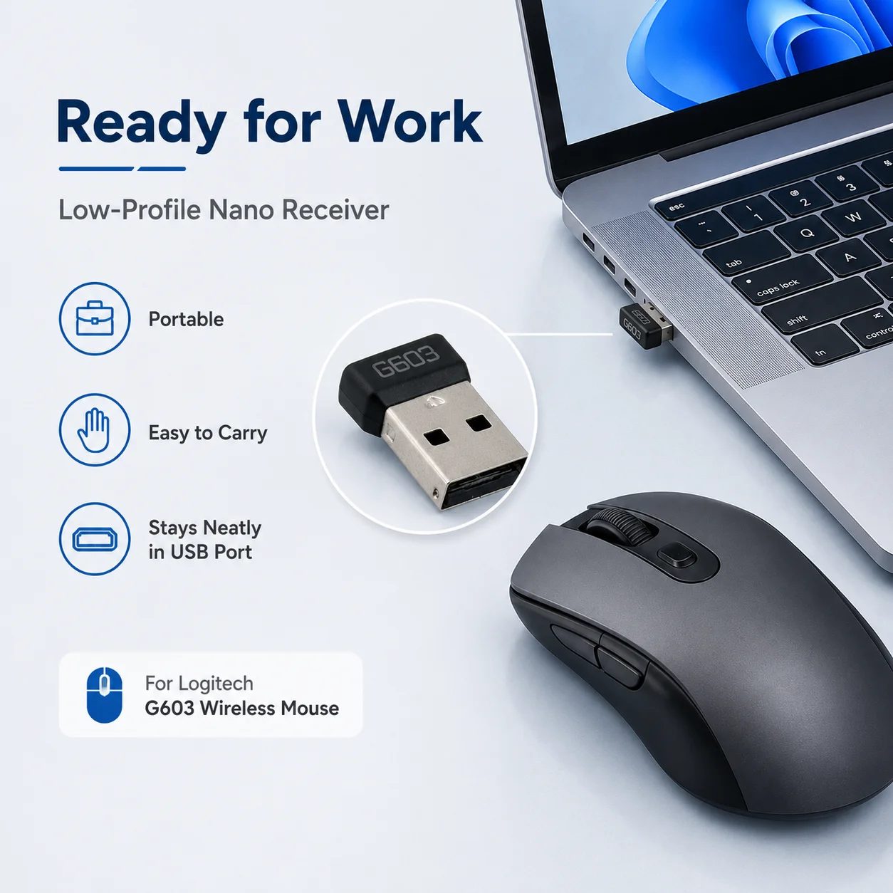 Ricevitore USB per Mouse Wirel - Gaming Keyboard And Mouse Wireless recensione e prezzo