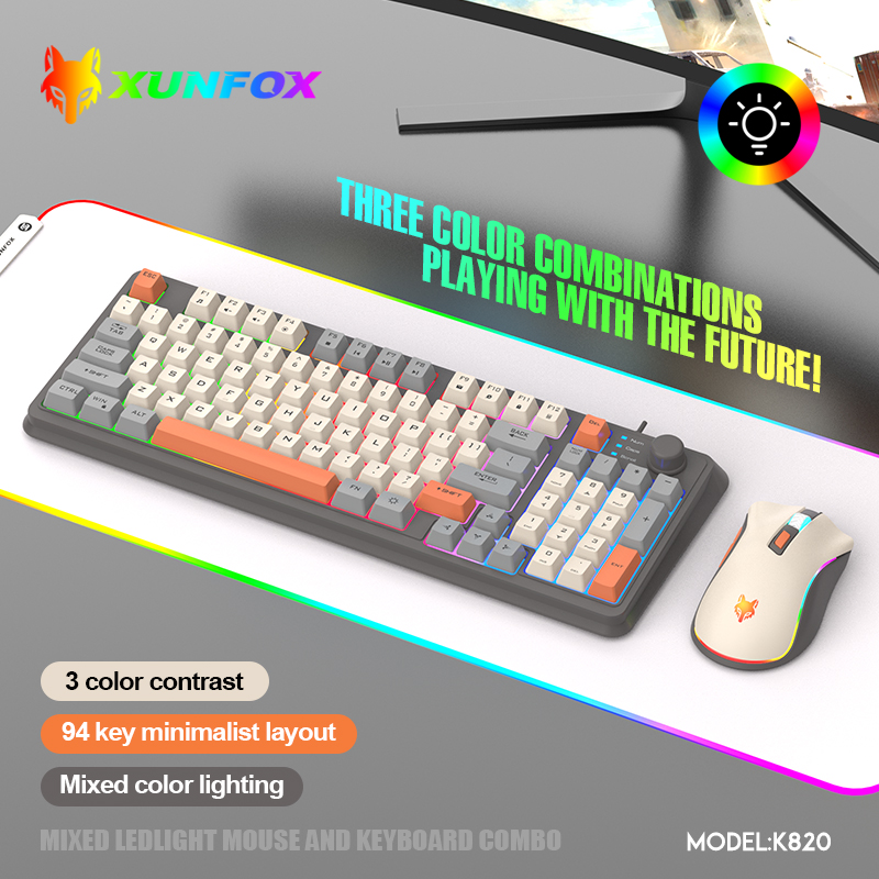 K820 Tastiera da gioco cablata - Gaming Keyboard And Mouse Wireless recensione e prezzo
