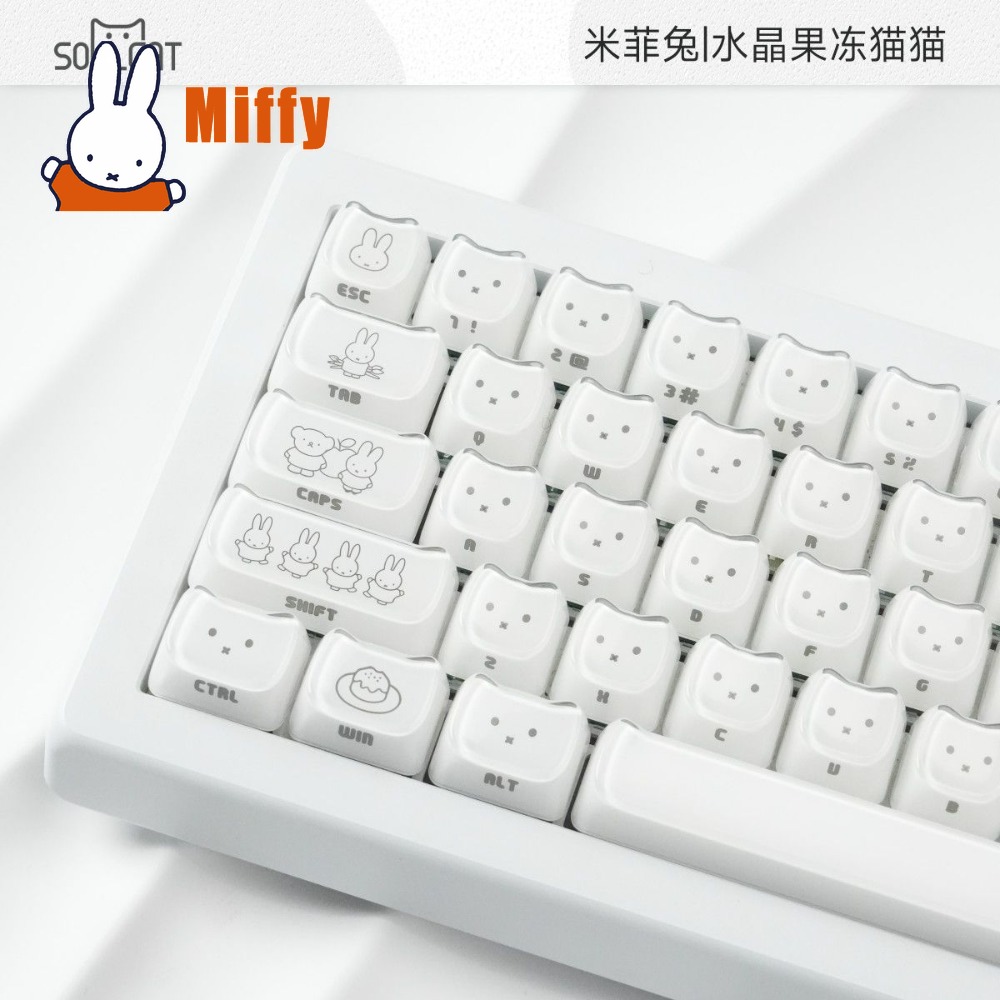 Keycaps Kawaii Miffy, Tasti pe - Gaming Keyboard He recensione e prezzo