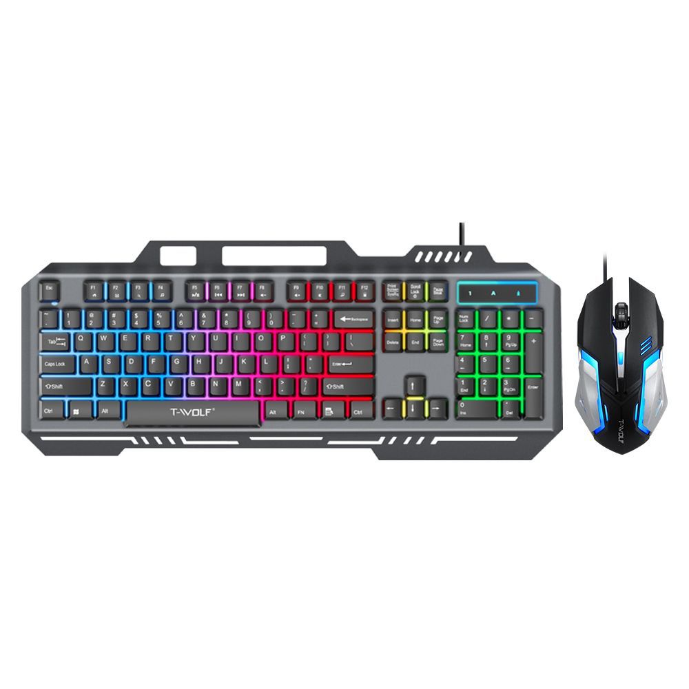 T WOLF TF600 Tastiera da gioco - Gaming Keyboard Mouse Combo recensione e prezzo